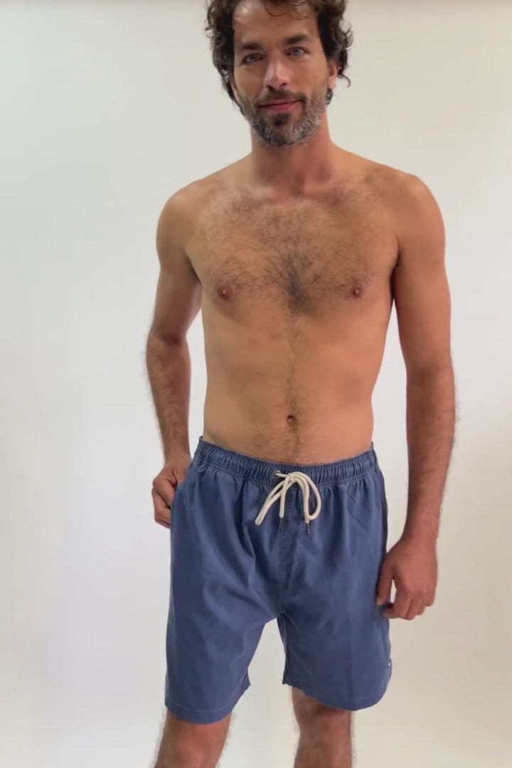 Traje de Baño Ciclón Reciclado Azul Hombre