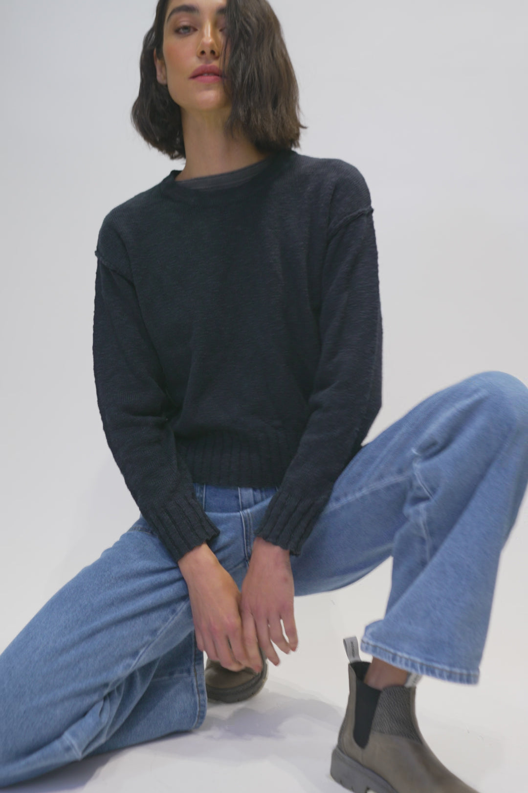 Sweater Uma Orgánico Marengo Mujer