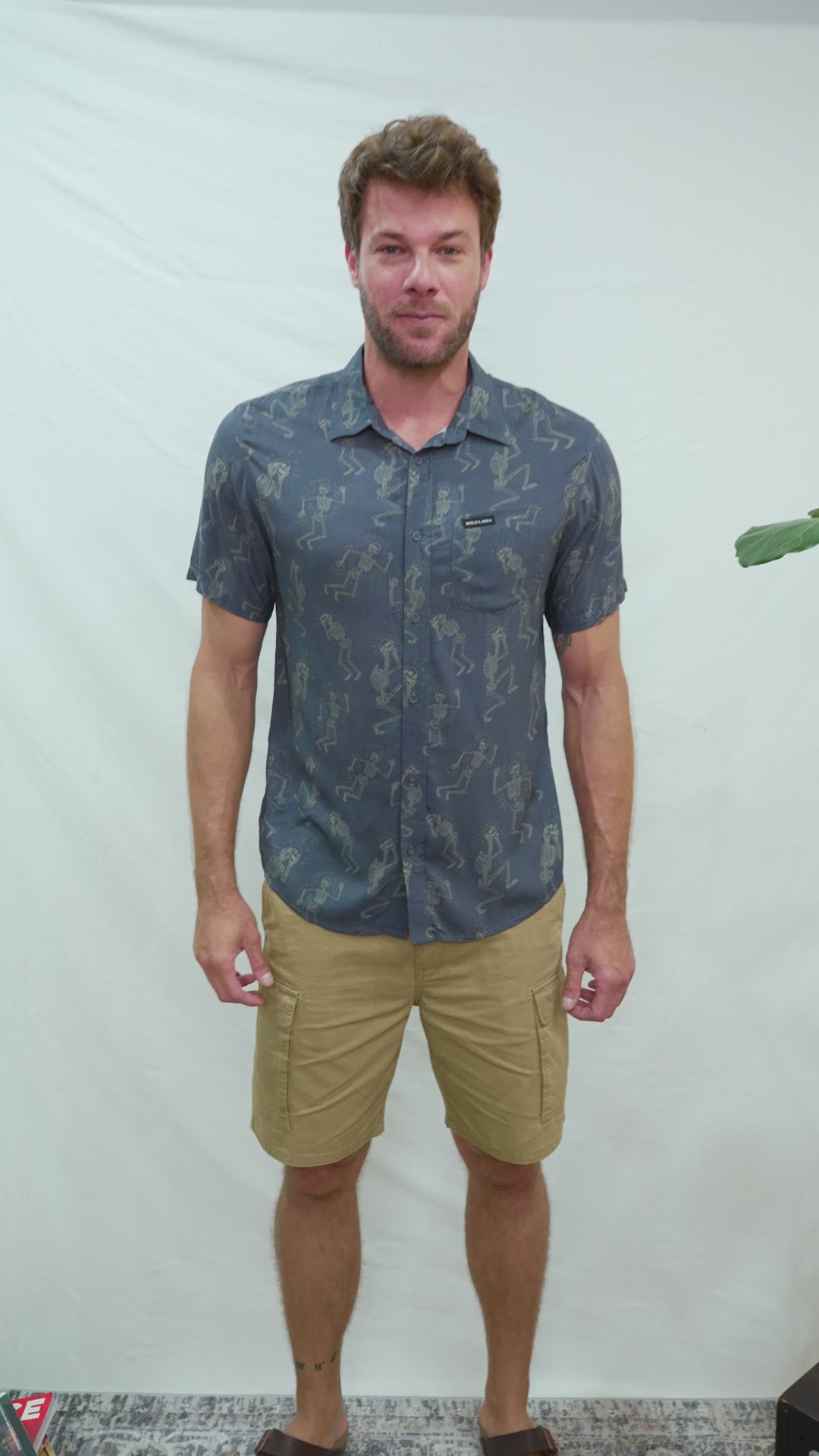Camisa Mero Calavera Negra  Hombre