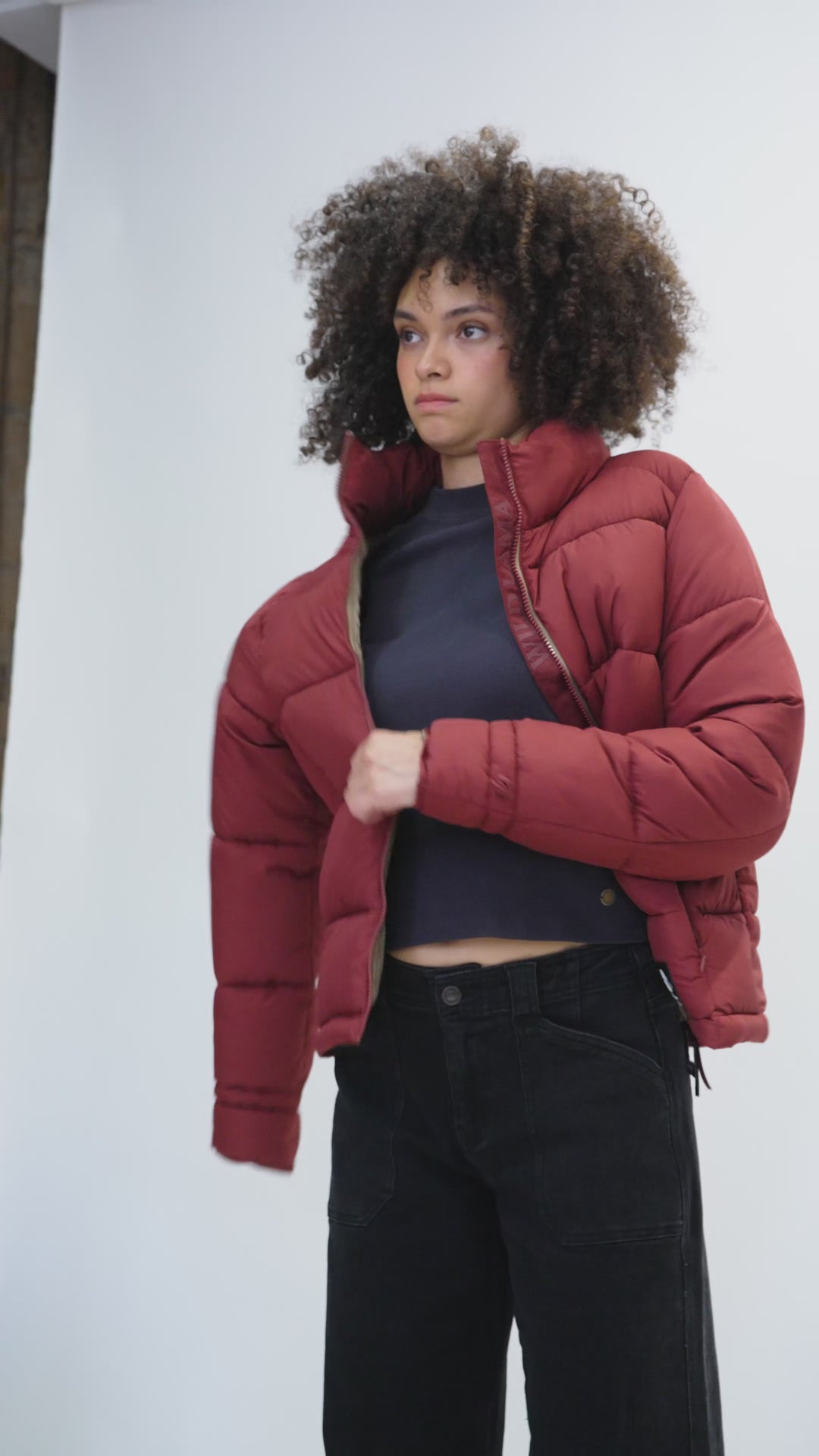 Parka Essential Reciclada Terracota Mujer