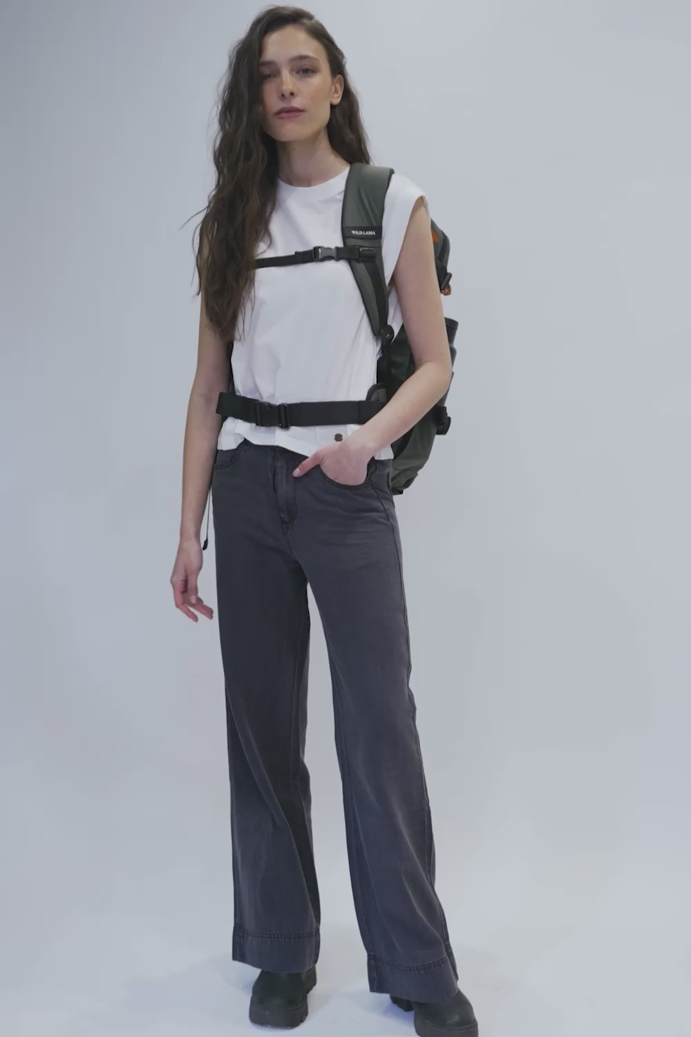 Mochila Travel Baku L Reciclada Verde 44 Lts.