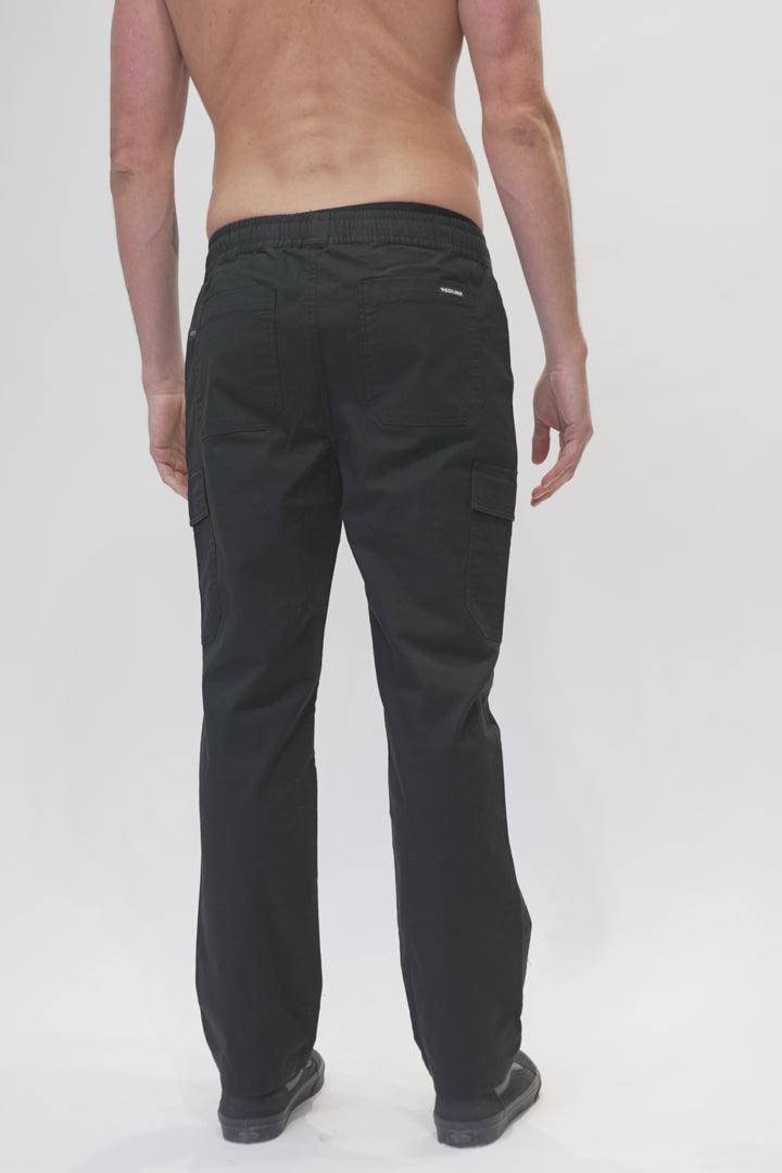 Pantalón Greco Orgánico Negro Hombre