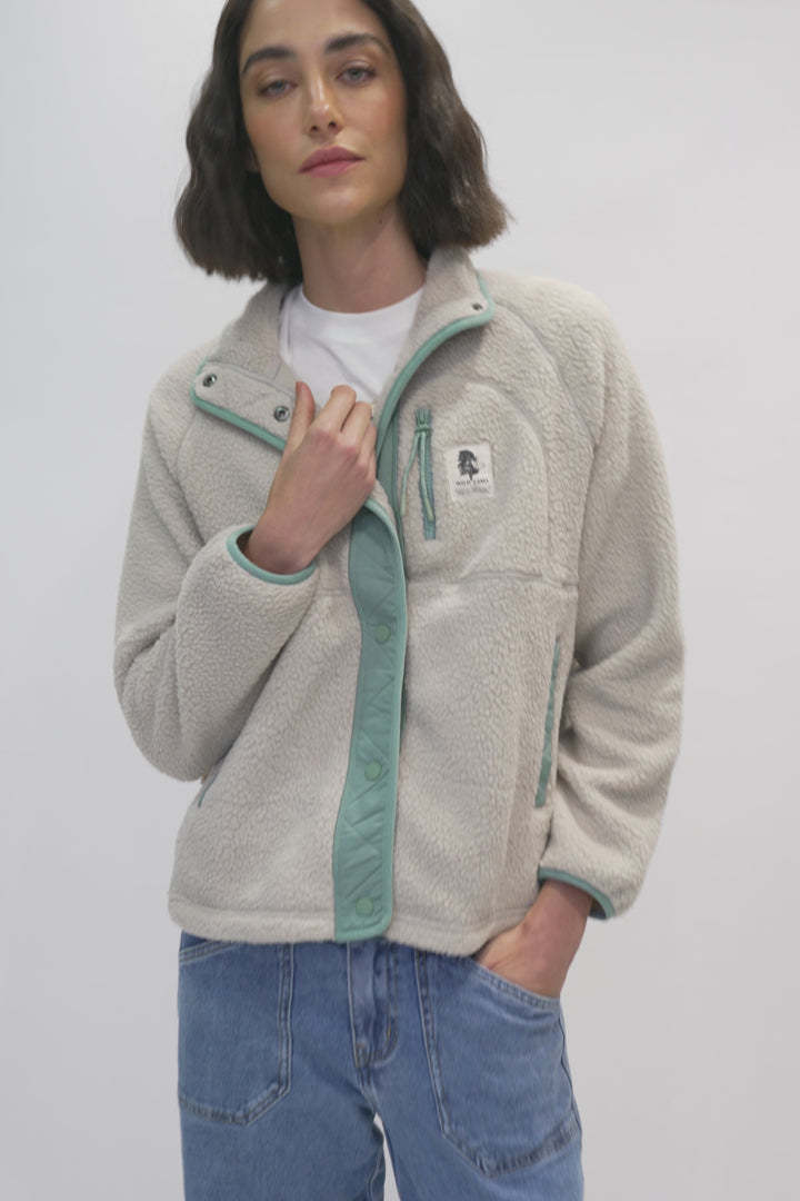 Polar Gael Reciclado Beige Mujer