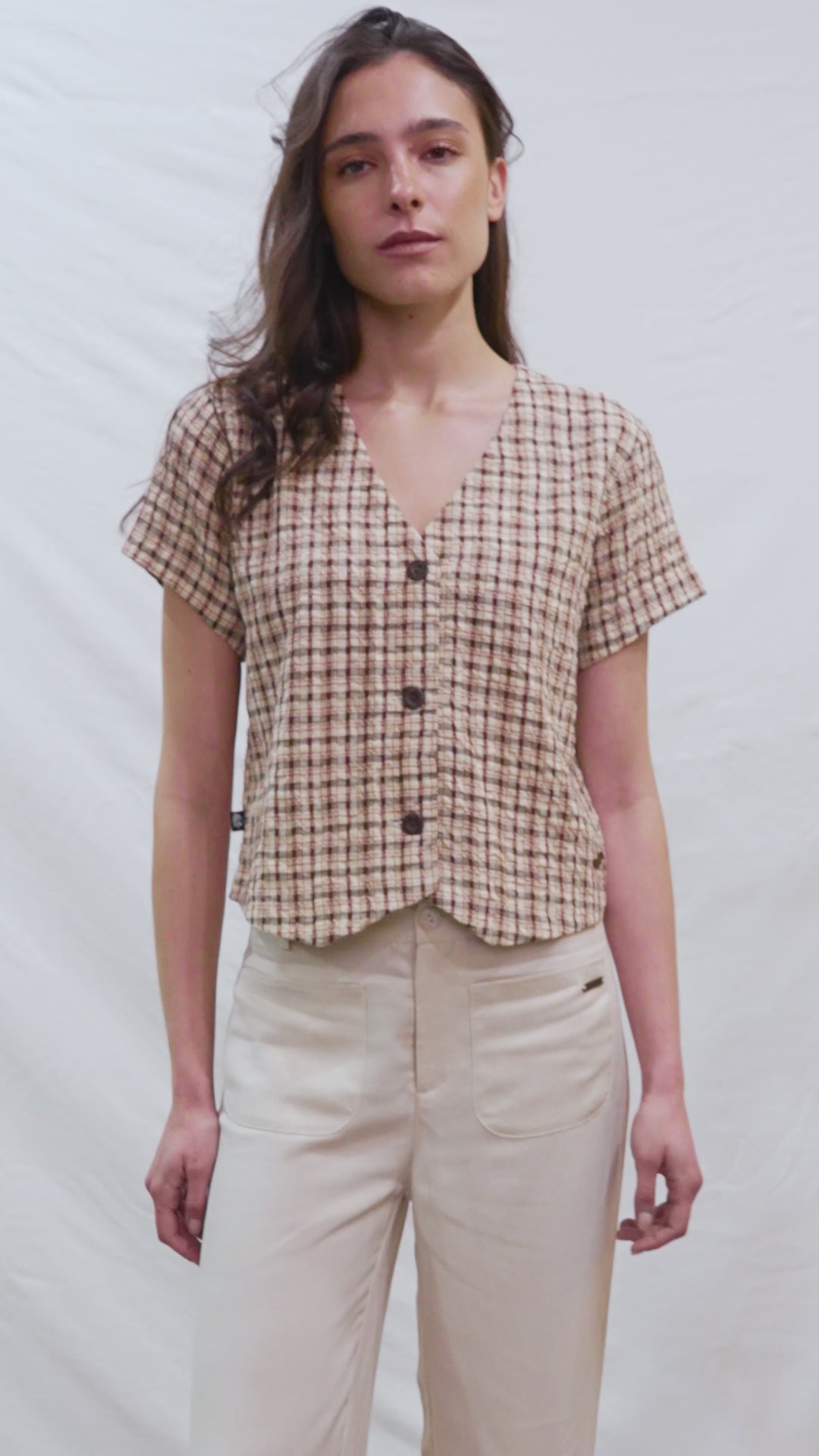 Blusa Nysa Café Mujer
