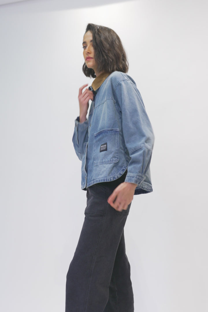 Chaqueta Adina Orgánica Denim Mujer