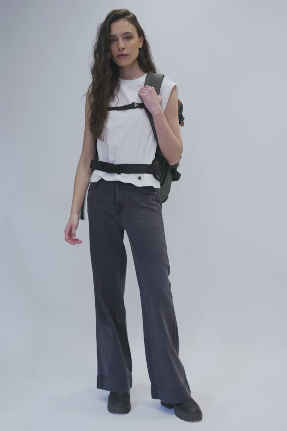 Mochila Travel Baku L Reciclada Verde 44 Lts.