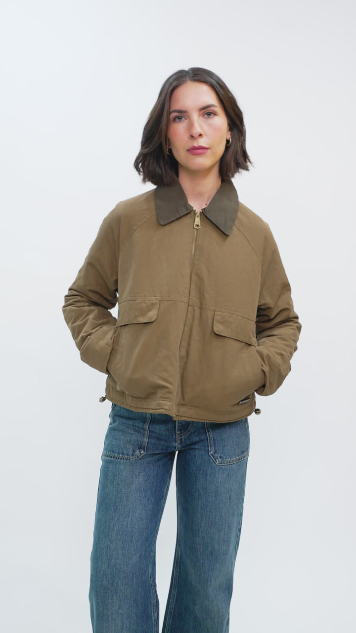 Chaqueta Angi Reciclada Camel Mujer