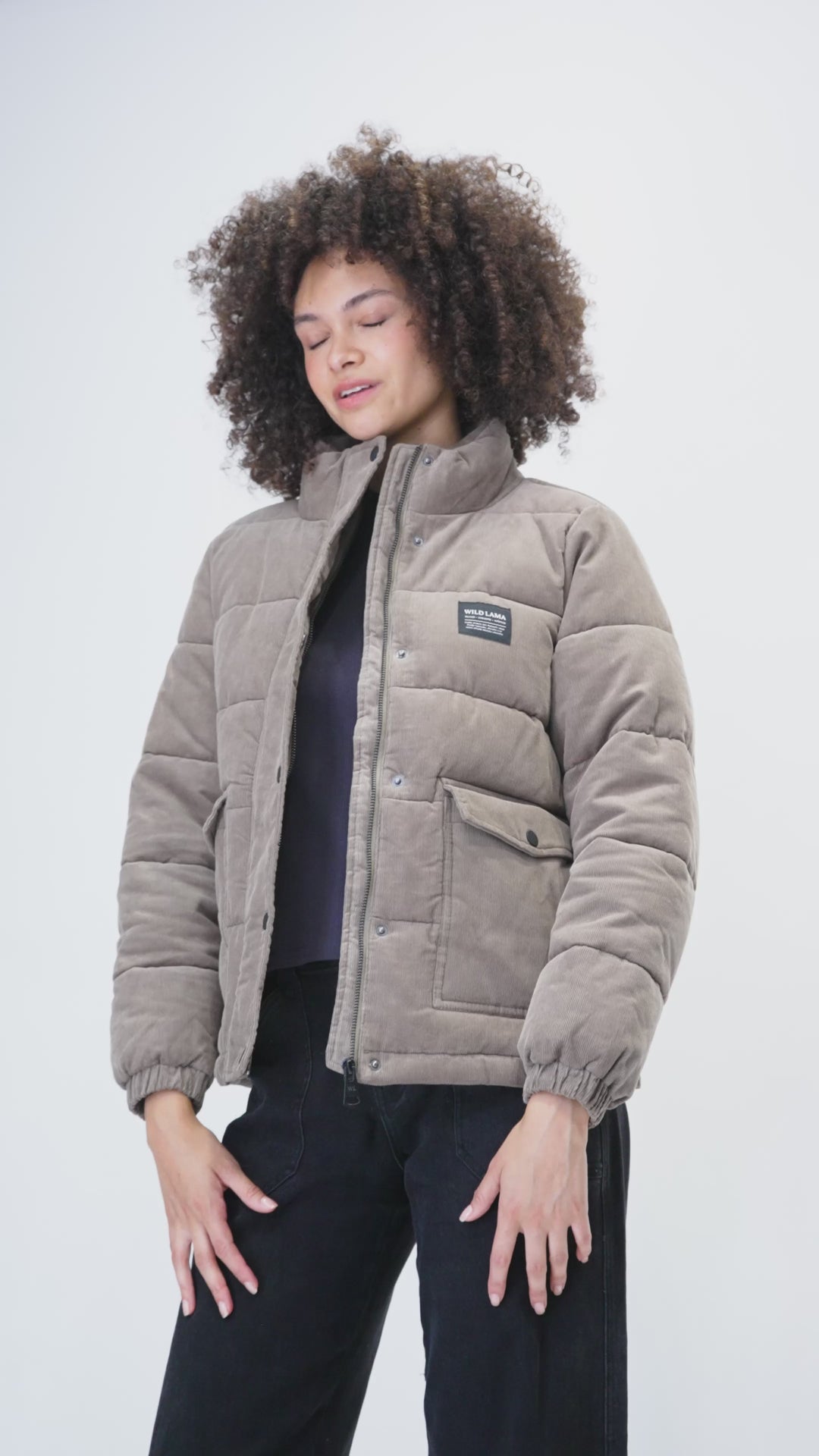 Parka Chic Puffa Orgánica Beige Mujer