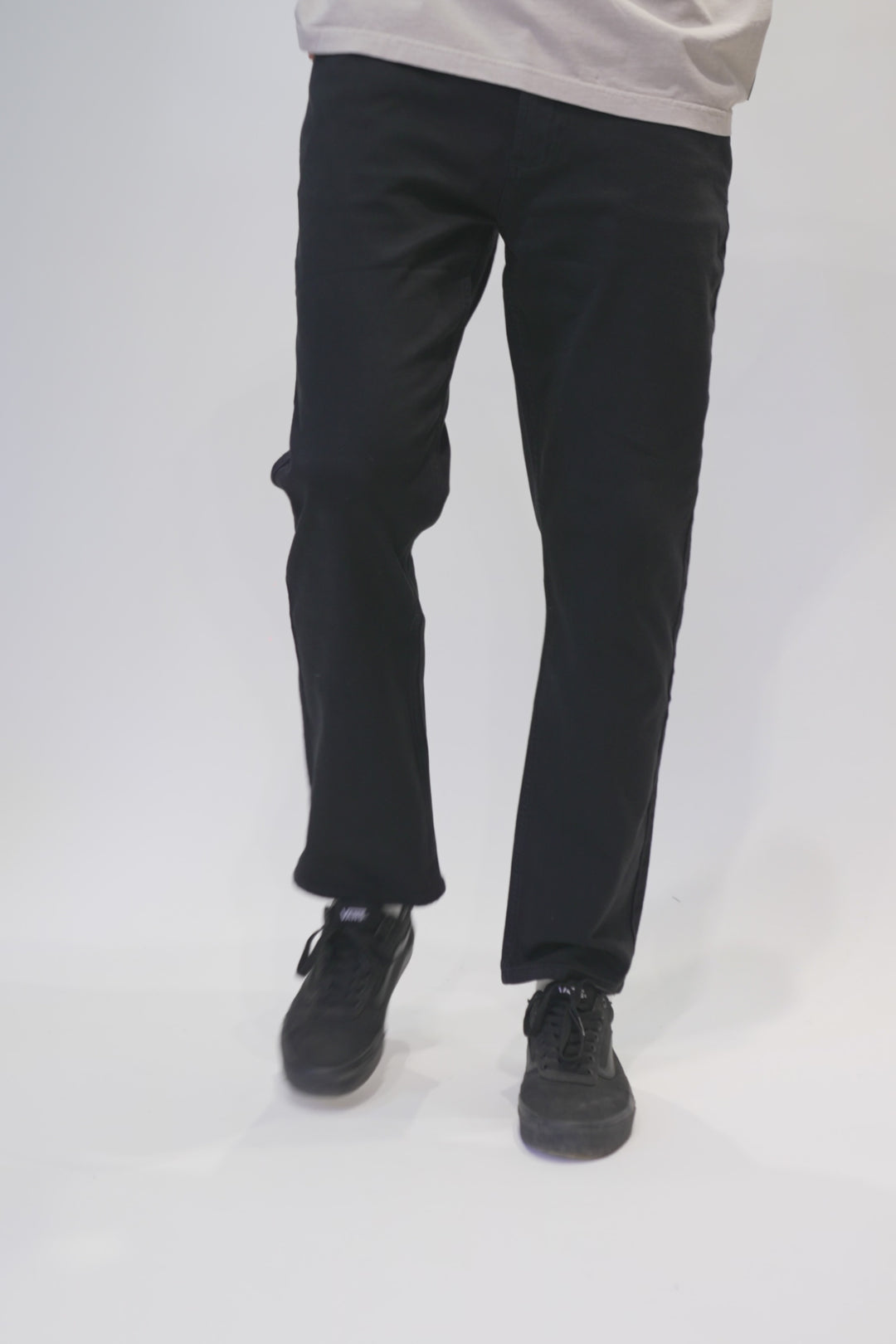 Pantalón Lanz Orgánico Negro Hombre