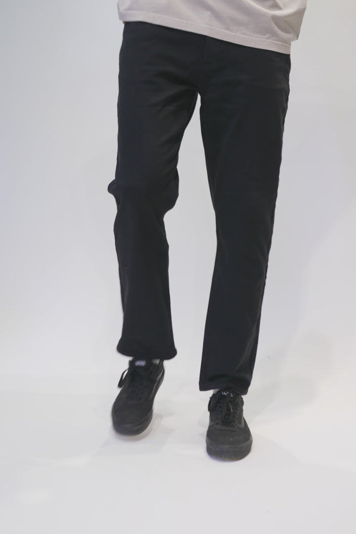 Pantalón Lanz Orgánico Negro Hombre