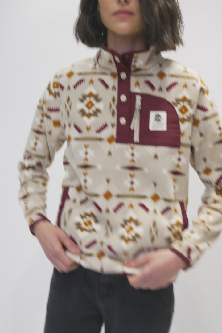 Polar Lava Woman Reciclado Print Beige Mujer