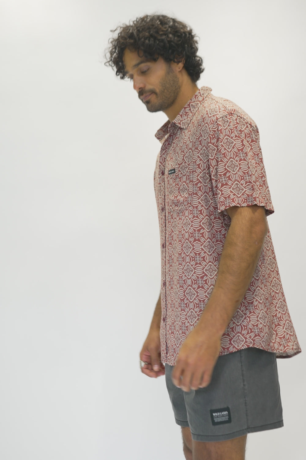 Camisa Mero Boho Terracota Hombre ECOVERO™