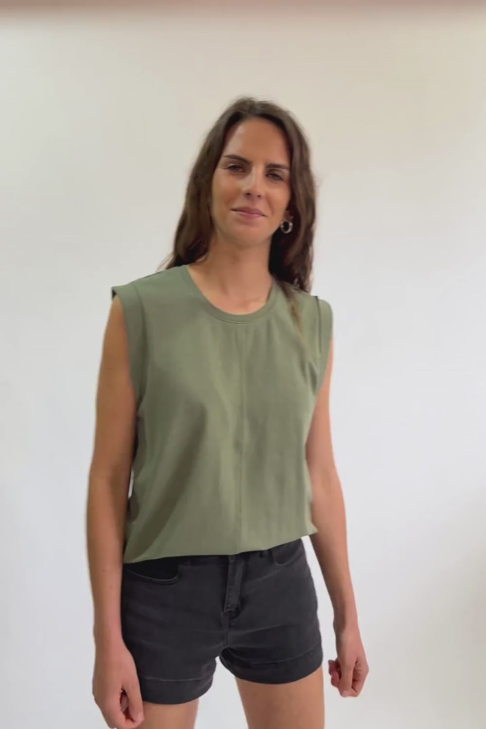 Polera Pupa Orgánica Verde Mujer