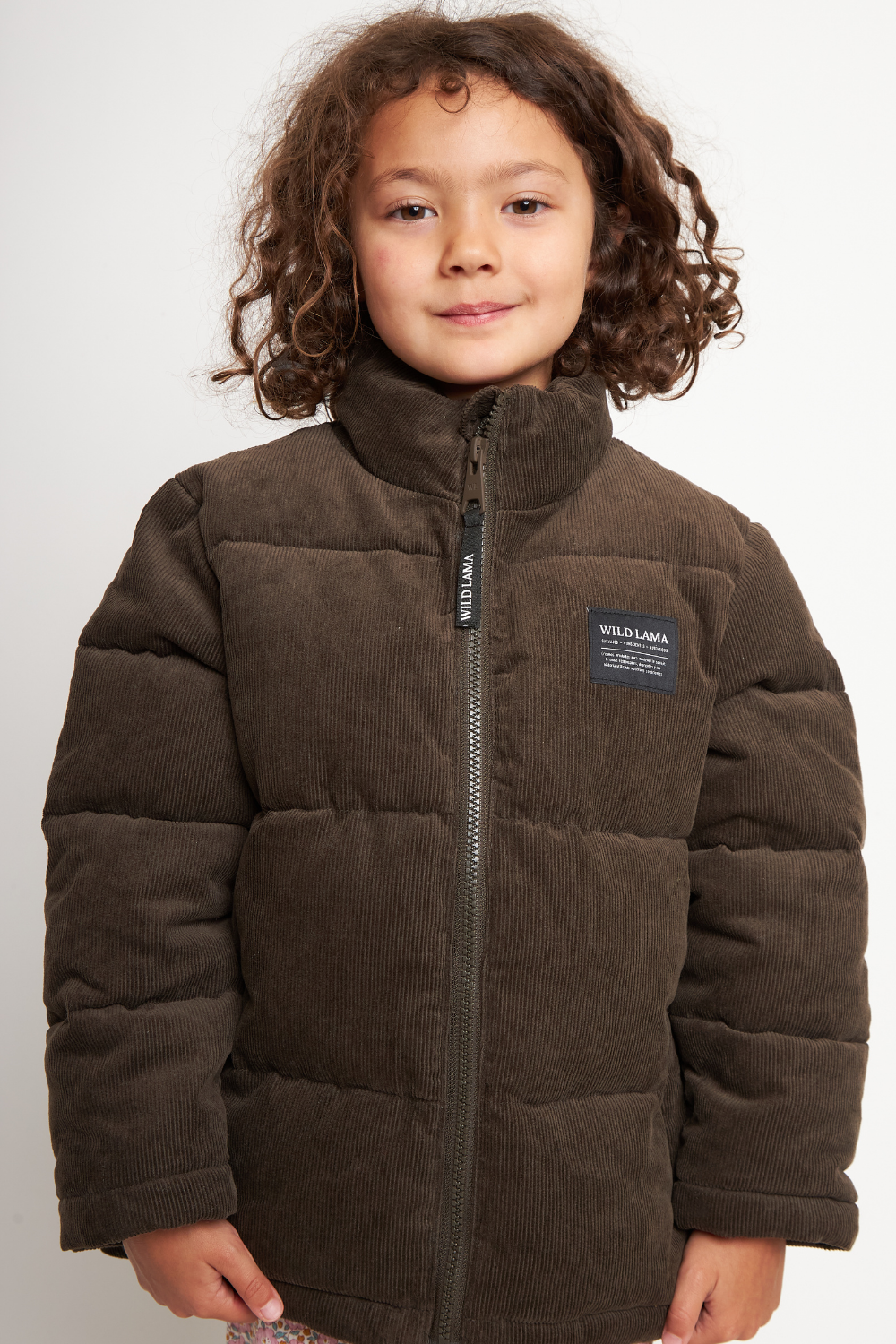 Parka Lauca Corduroy Orgánica Café Kids