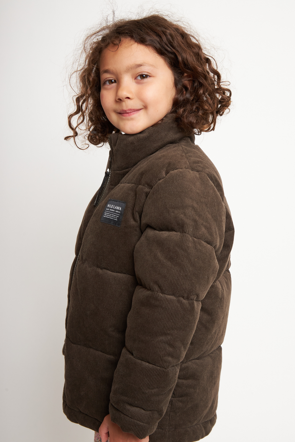 Parka Lauca Corduroy Orgánica Café Kids