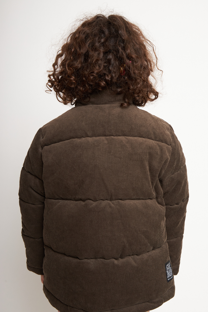 Parka Lauca Corduroy Orgánica Café Kids