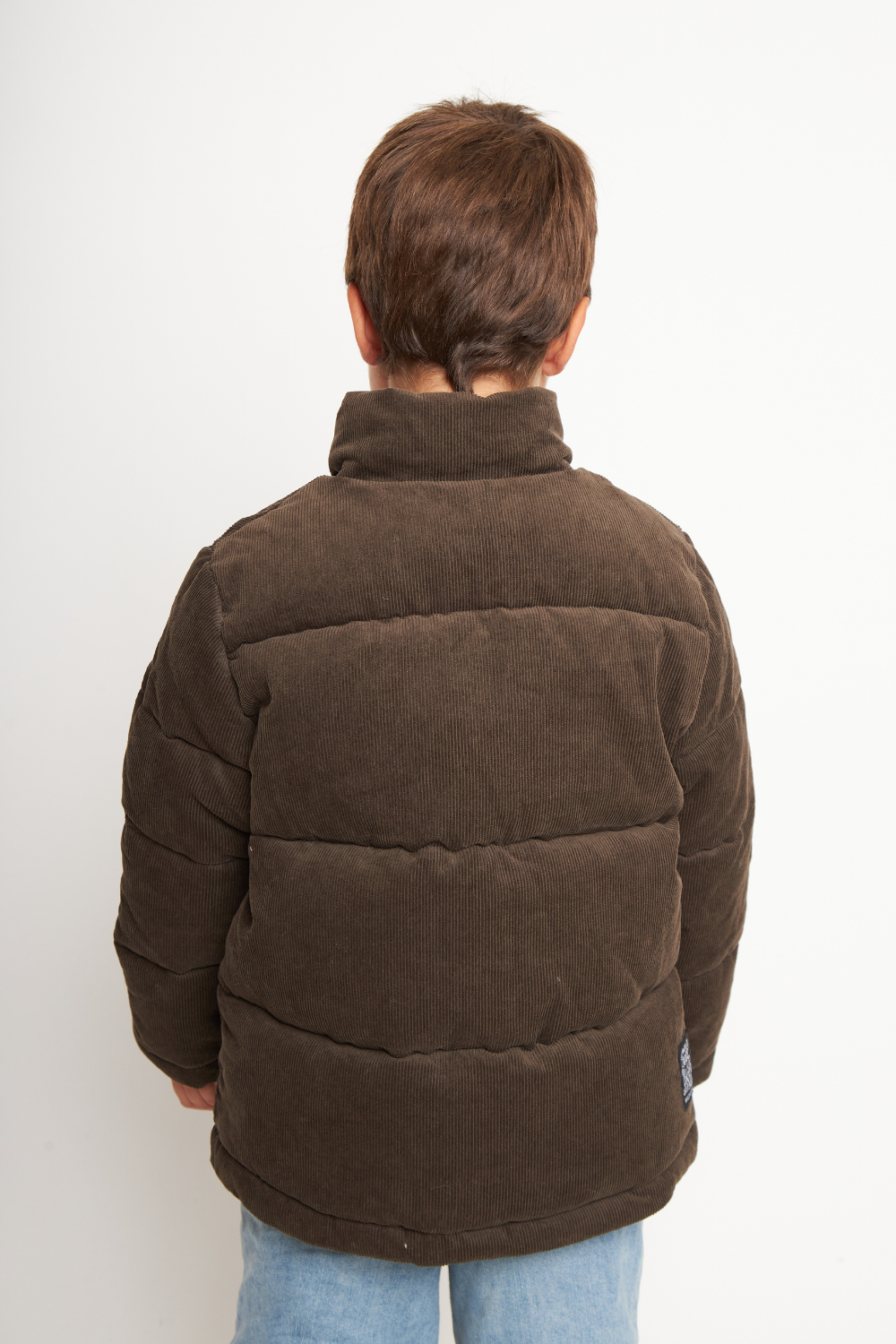 Parka Lauca Corduroy Orgánica Café Kids