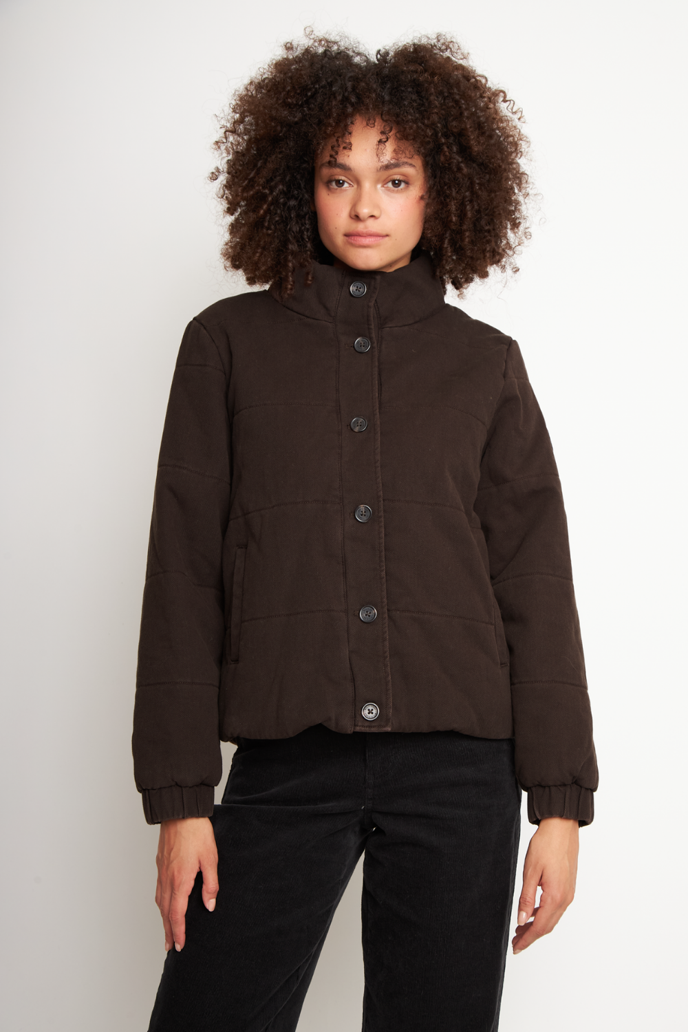 Parka Virae Orgánica Café Mujer