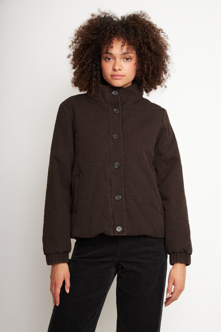 Parka Virae Orgánica Café Mujer