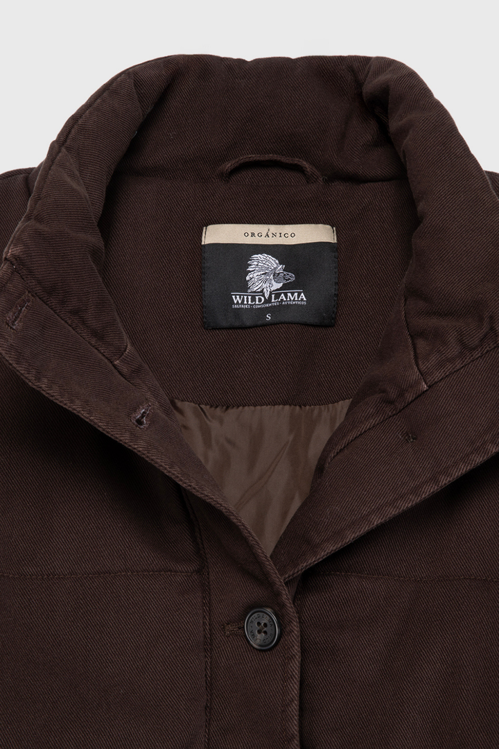 Parka Virae Orgánica Café Mujer