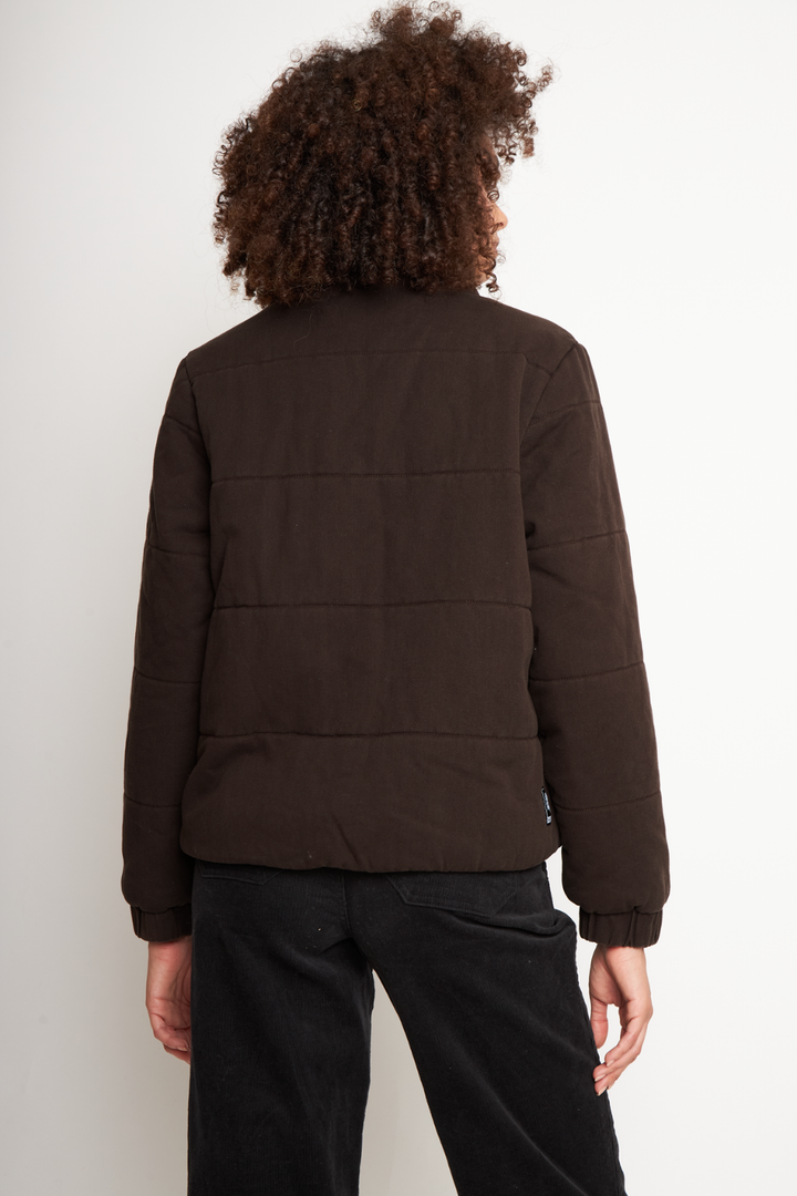 Parka Virae Orgánica Café Mujer