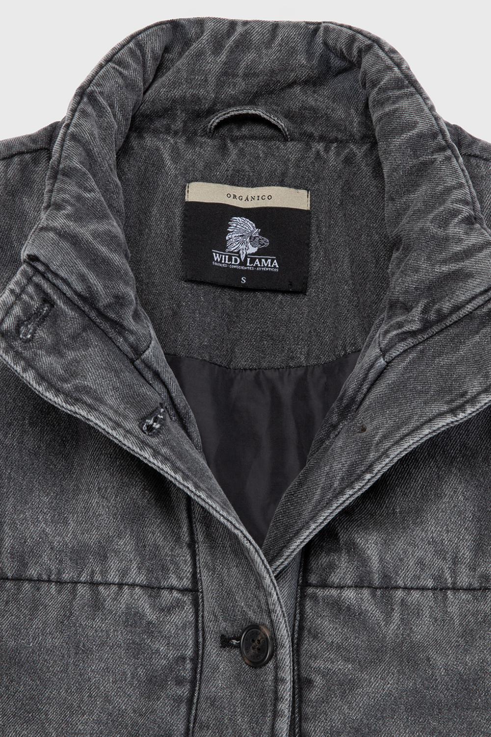 Parka Virae Orgánica Negra Mujer