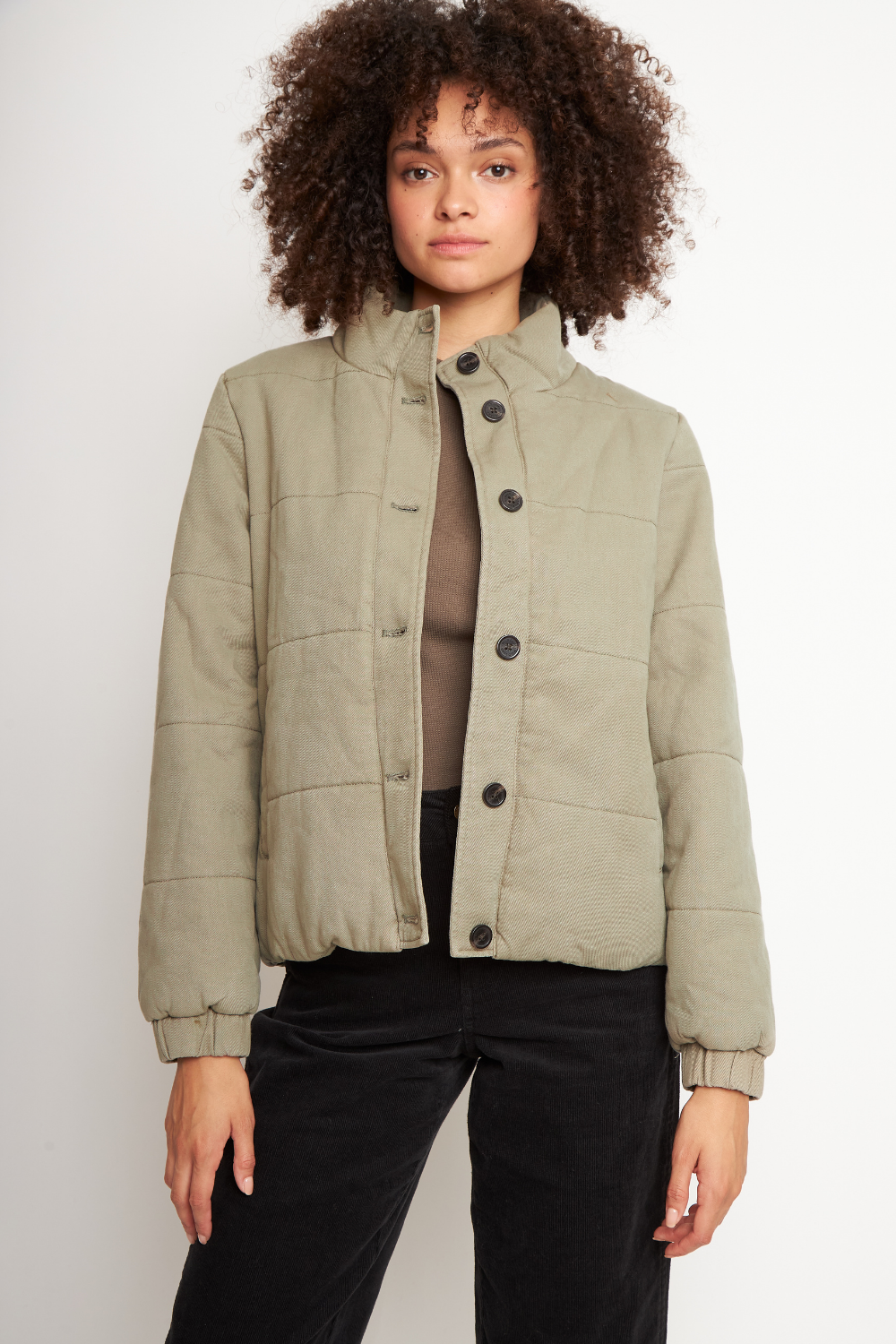 Parka Virae Orgánica Verde Mujer