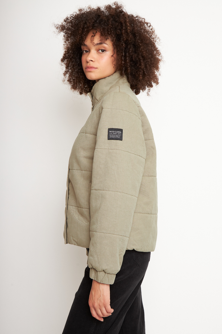 Parka Virae Orgánica Verde Mujer