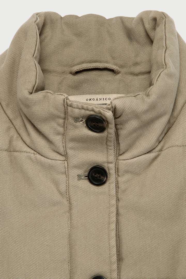 Parka Virae Orgánica Verde Mujer