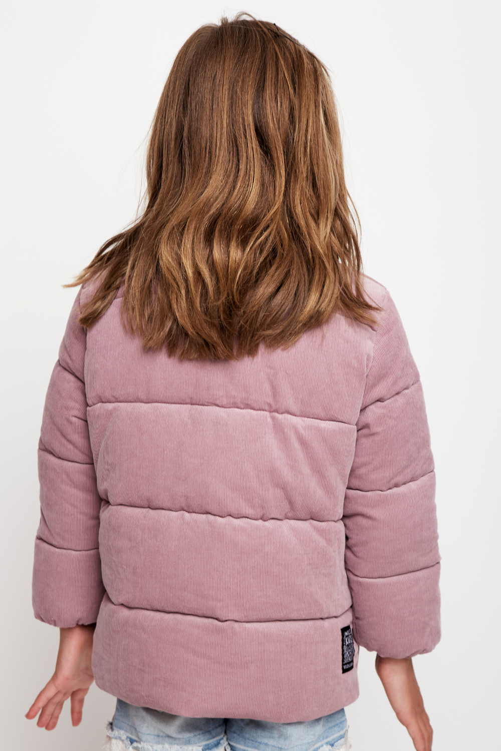Parka Chic Puffa Orgánica Rosada Kids