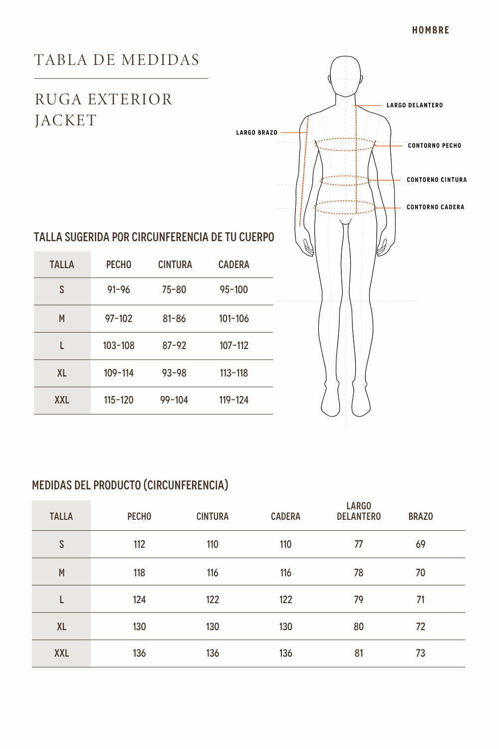 Parka Ruga 3 en 1 Reciclada Verde Hombre