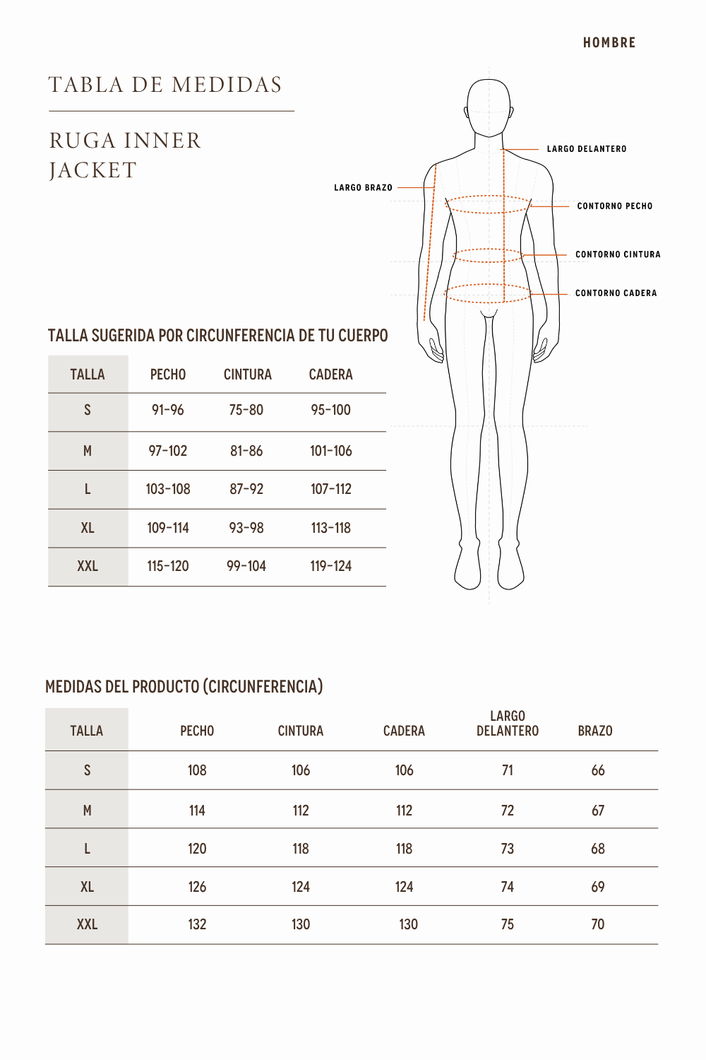 Parka Ruga 3 en 1 Reciclada Verde Hombre