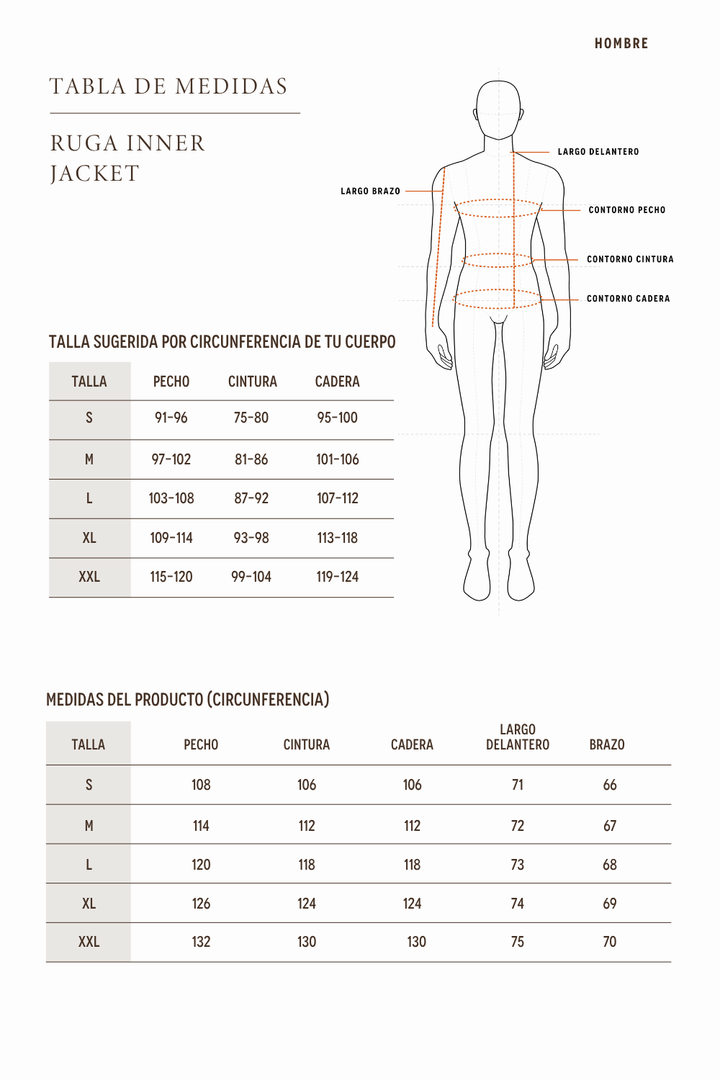 Parka Ruga 3 en 1 Reciclada Verde Hombre
