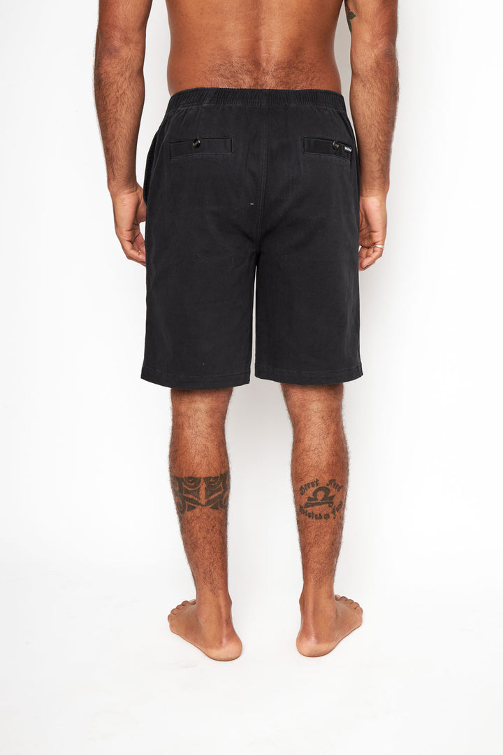 Short Borea Orgánico Negro Hombre