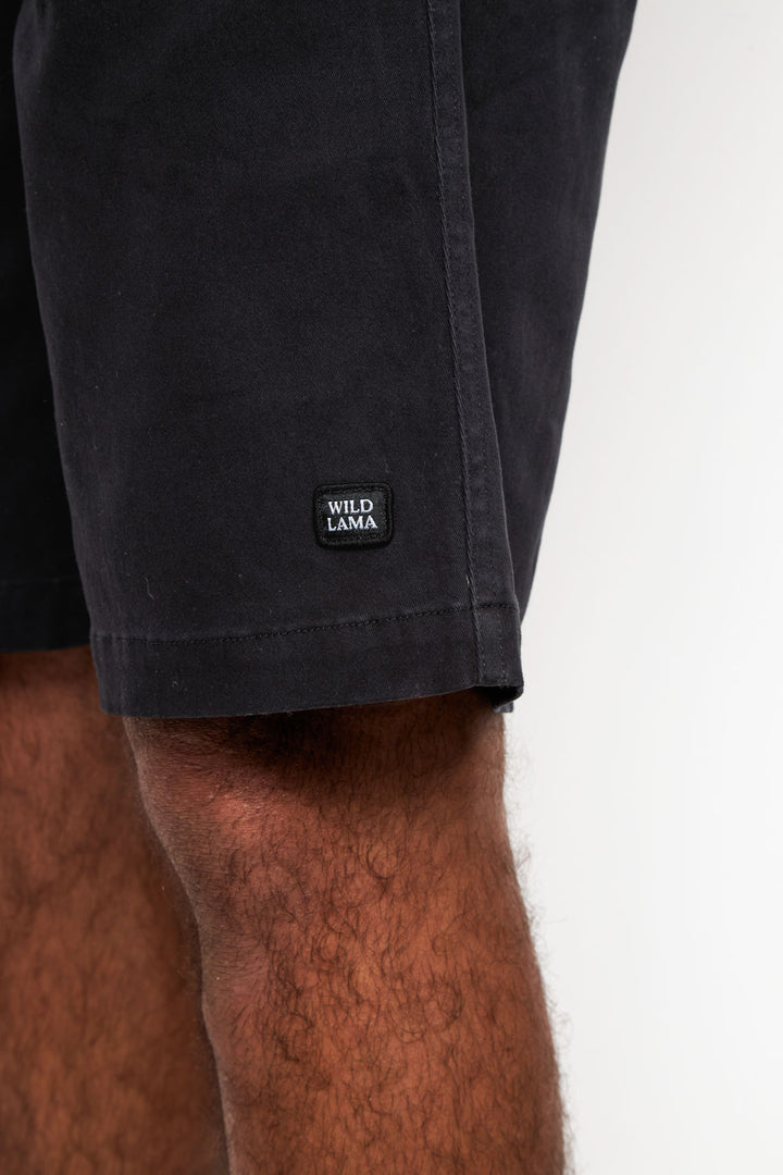 Short Borea Orgánico Negro Hombre