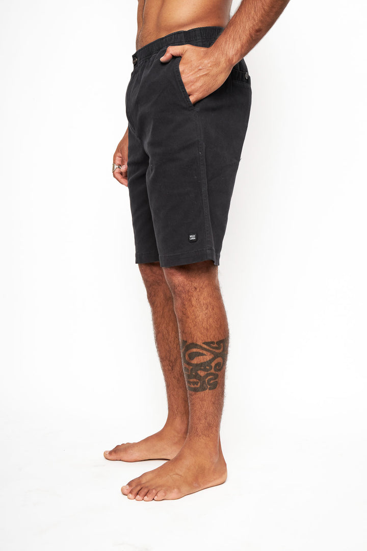 Short Borea Orgánico Negro Hombre