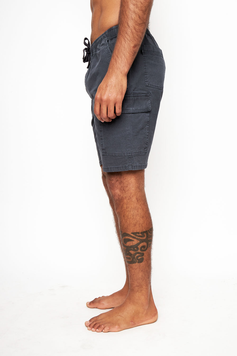 Short Rex Orgánico Negro Hombre