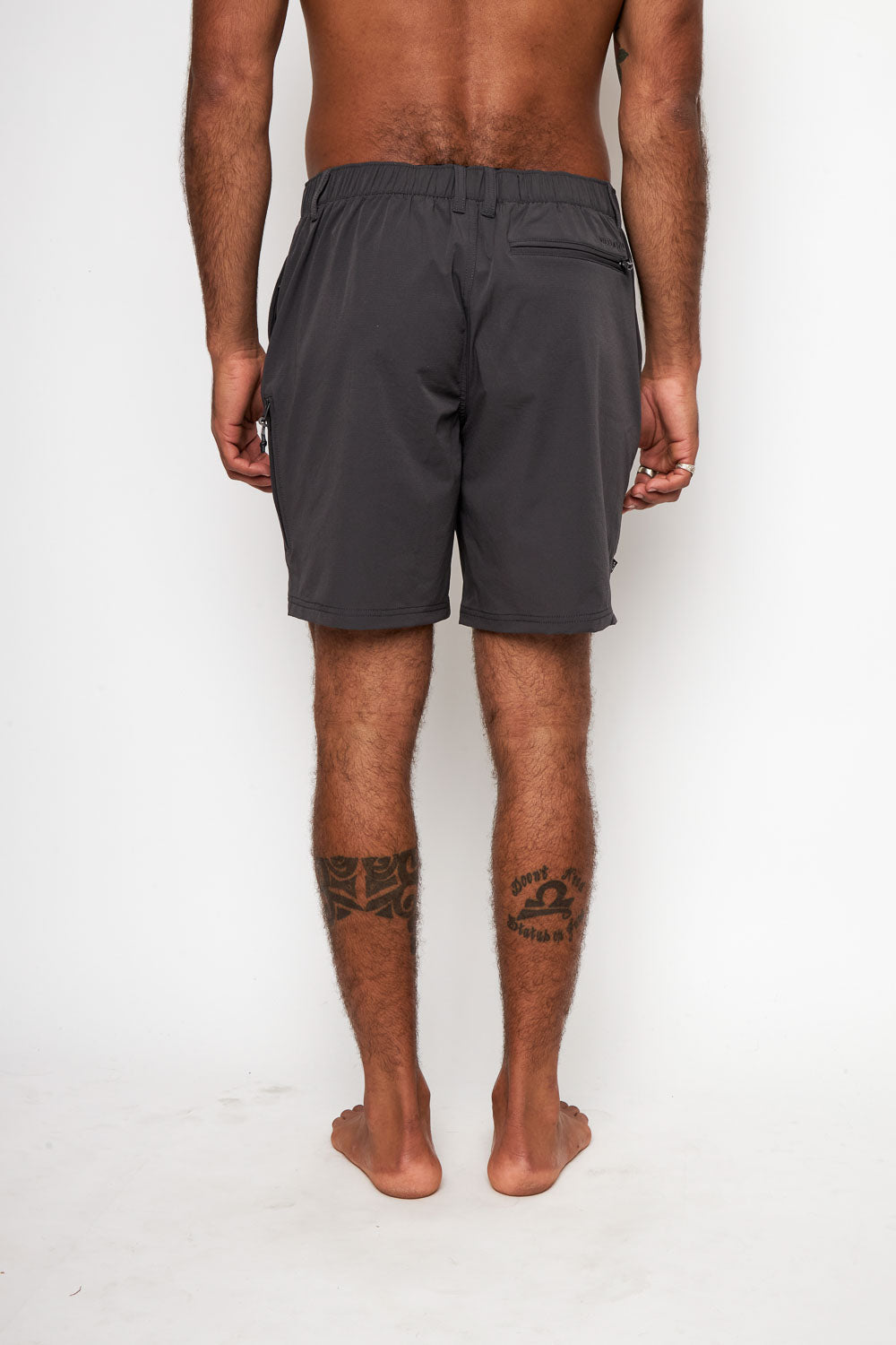 Short Ribo Reciclado Negro Hombre