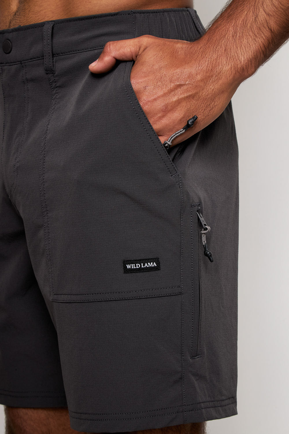 Short Ribo Reciclado Negro Hombre