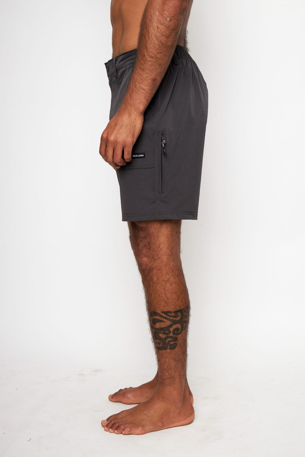 Short Ribo Reciclado Negro Hombre