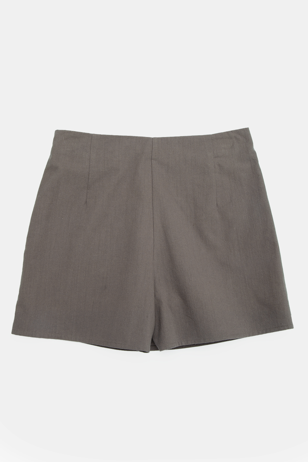Falda Short Rizo Orgánico Café Mujer