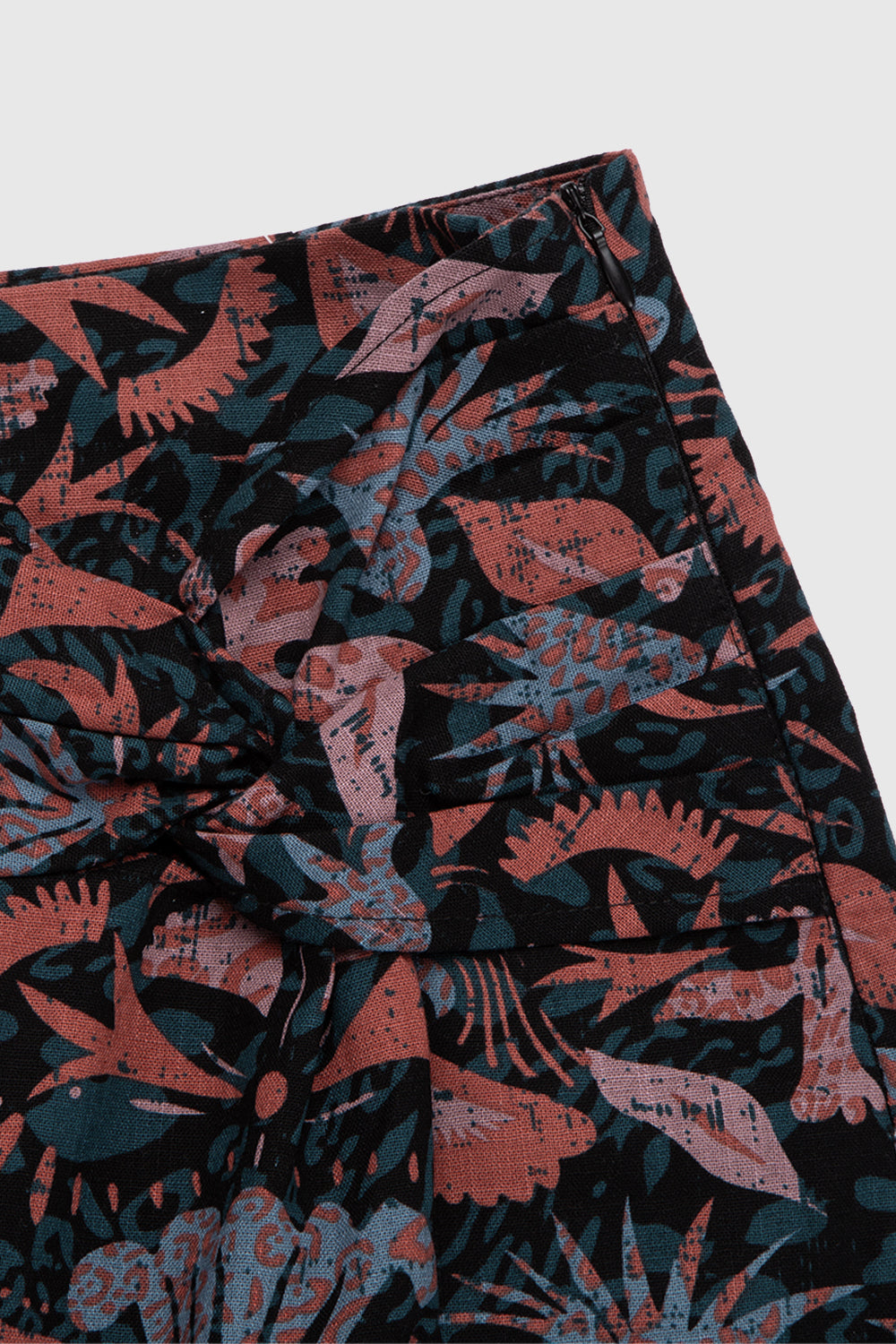 Falda Short Rizo Orgánico Print Boho Mujer