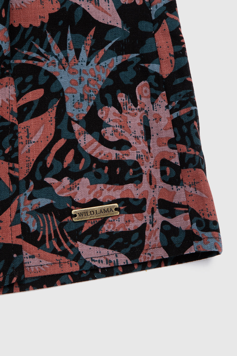 Falda Short Rizo Orgánico Print Boho Mujer