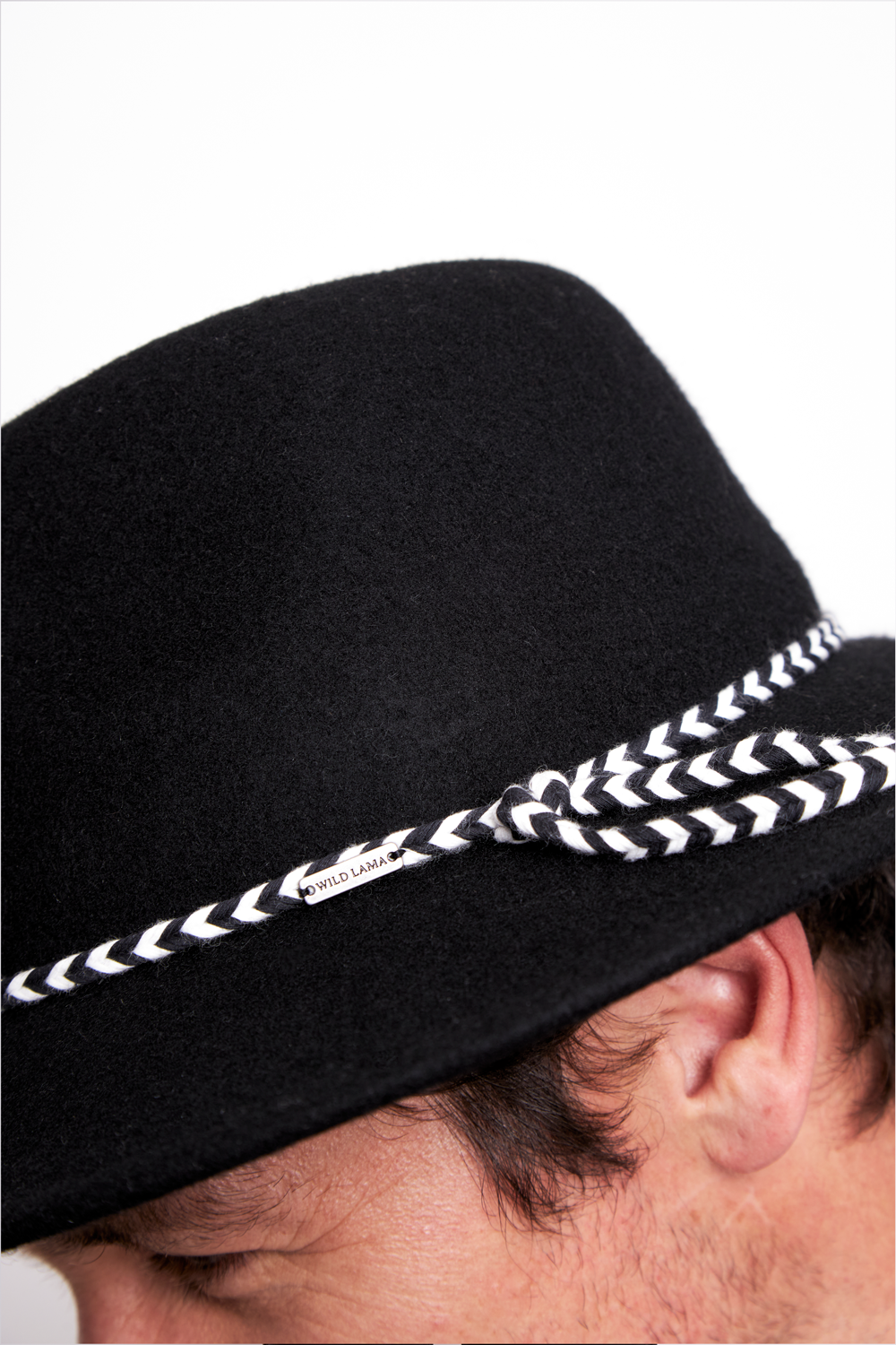 Sombrero Tilo Fibra de Origen Natural Negro