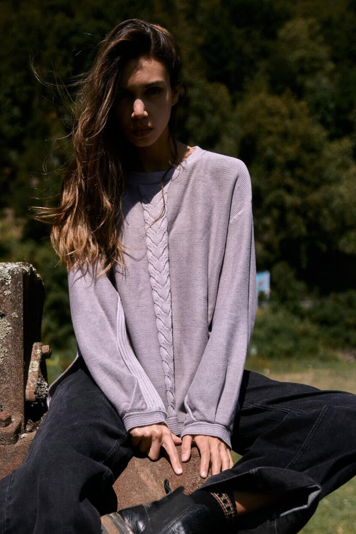 Sweater Noir Orgánico Lila Mujer