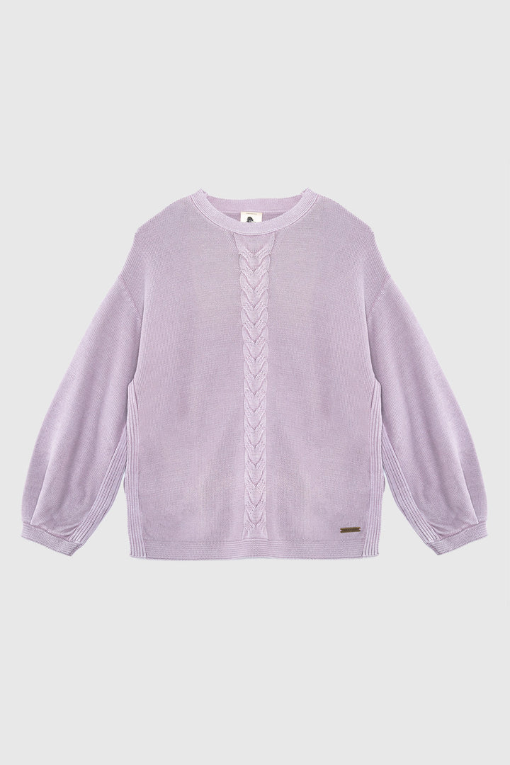 Sweater Noir Orgánico Lila Mujer