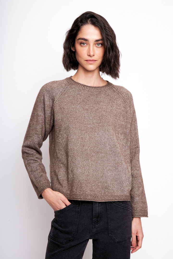 Sweater Buga Reciclado Café Mujer