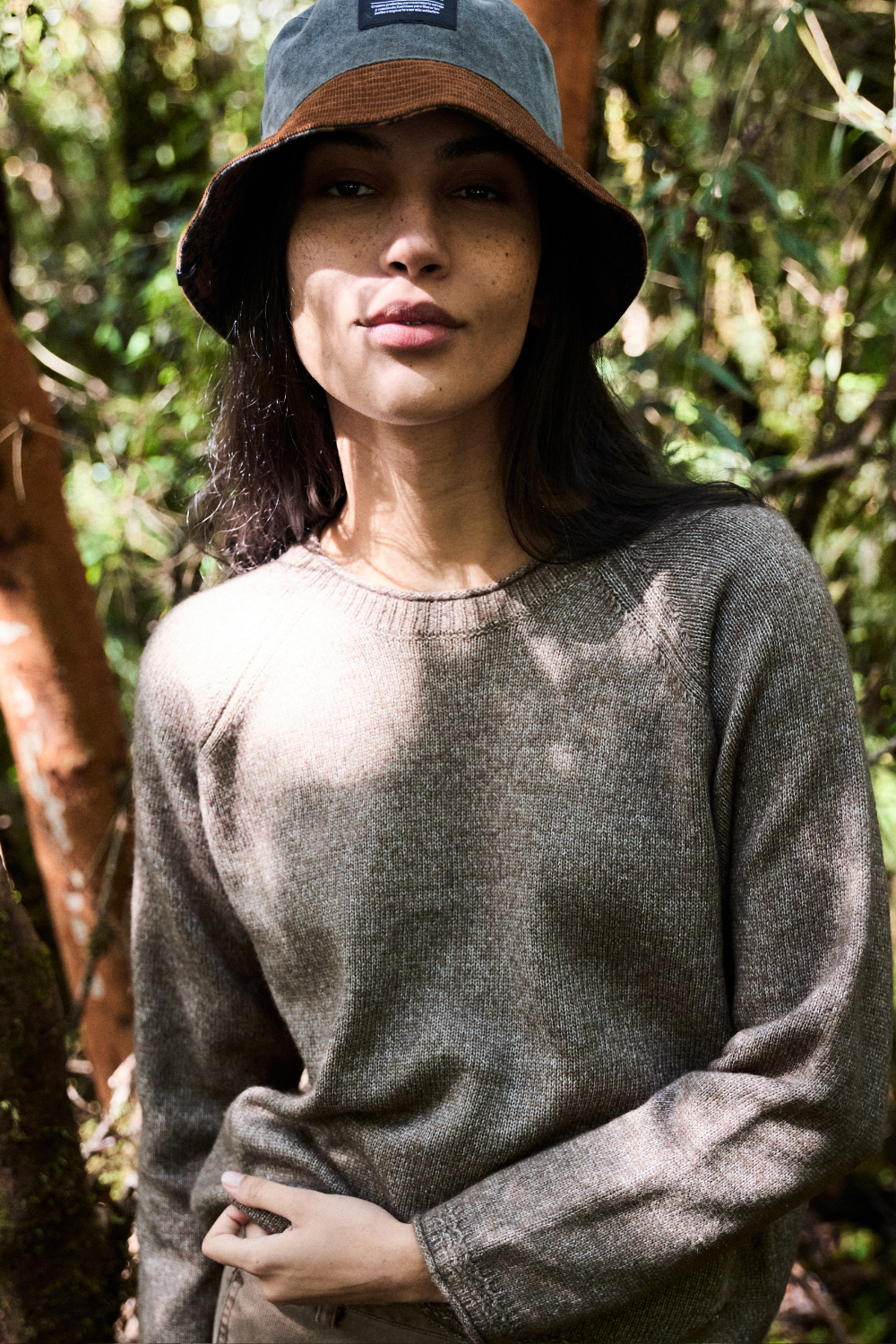 Sweater Buga Reciclado Café Mujer