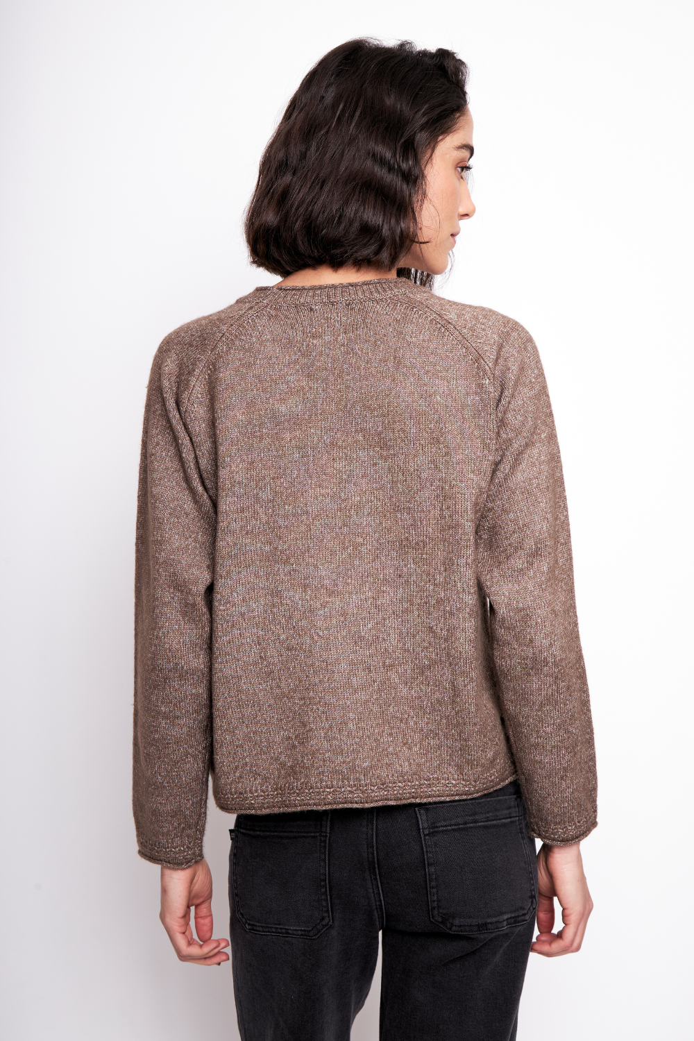 Sweater Buga Reciclado Café Mujer