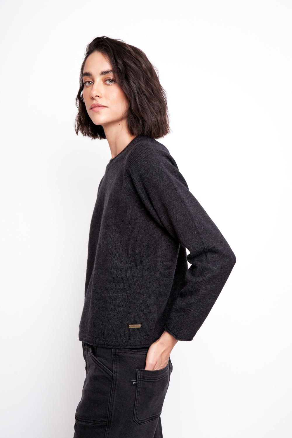 Sweater Buga Reciclado Marengo Mujer